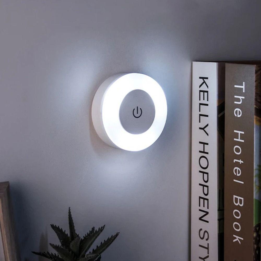 3 Modes Night Lights USB Rechargeable Touch Sensor Lamps Practical LED Tap Light  Kitchen