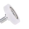 1Pc 6*26*7 M6 External Thread Arc Spherical Convex Wheel Stainless Steel Screw Bearing Roller Door Window Track Accessories