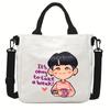 Multi-color KPOP Stray Felix Printed Crossbody Bag Canvas Shoulder Bags