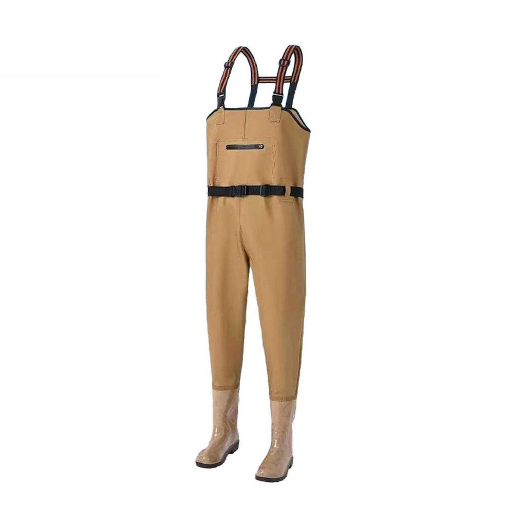 Fishing Wader Trousers Thickened Waterproof Pants Wear-Resistant Hip