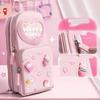 Cute And Portable Pen Bag With Large Capacity Pen Holder, Children's Multi-layer Stationery Bag