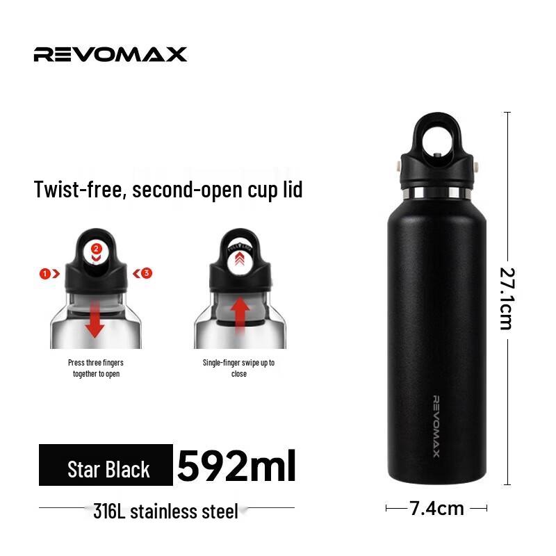 REVOMAX 20oz Threadless Insulated Mug