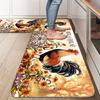 1 Stück Hahn Muster Fußmatte Modern Küche Polyester Teppich Rutschfest Bunt Innen Teppich, Für Zuhause Badezimmer Schlafzimmer Wohnzimmer Deko