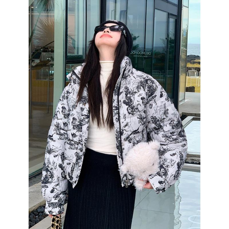 New Women's Winter Short Cotton-padded Clothes, Thickened Cotton-padded Clothes, Cotton-padded Jackets, Loose Casual Fashion Trendy Jackets