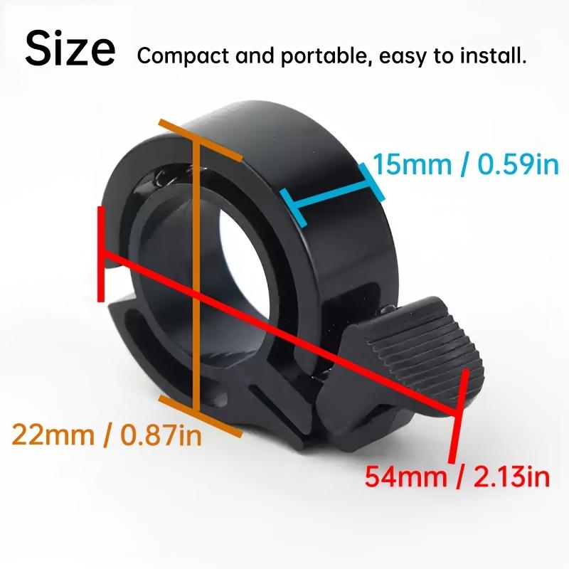 1pc Super Loud Invisible Bike Bell, Aluminum Alloy Hidden Design for Mountain and Road Bikes, for Riding and Decoration