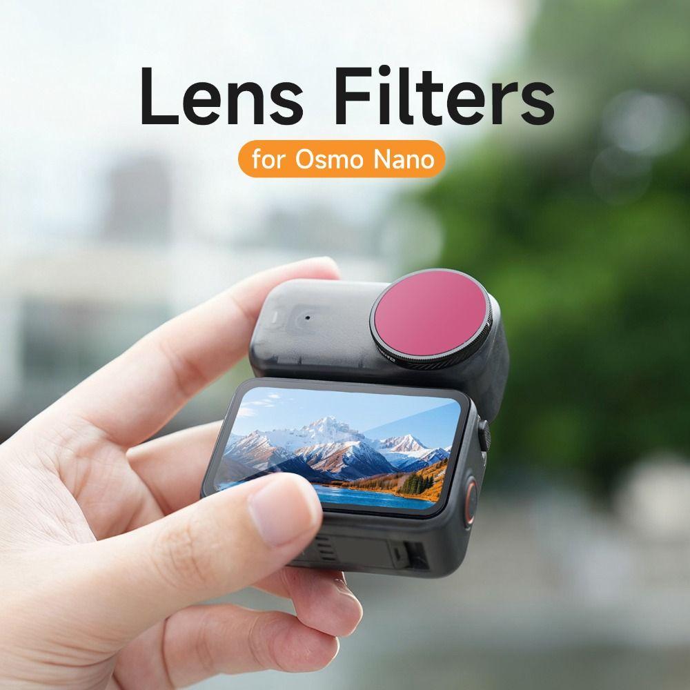 Adjustable Filters Set Action Camera Filters for DJI Osmo Nano Action Camera Accessories