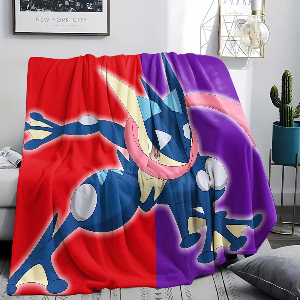 Flanelová deka s motivem Pokémonů, Vysoce kvalitní, Pohodlná pro všechna roční období, Domácí dekorace, Teplo a pohodlí, Perfektní jako dárek.