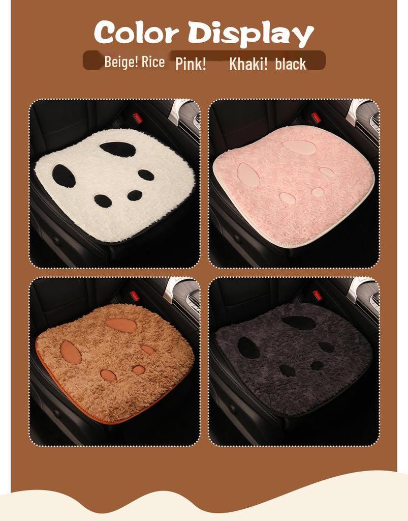 Winter Plush Puppy Car Seat Cushion for Ford Focus - Warm & Cute