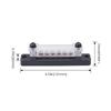 1/2Pcs Bus Bar Battery Power Distribution Block 12V M6 Stud Positive Negative Bus Bar For Truck Boat Car Camper