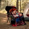1pc Chucky2 Theme Blanket - Digital Print, Polyester, Cozy for All Seasons, Perfect for Outdoor, Camping, and Travel