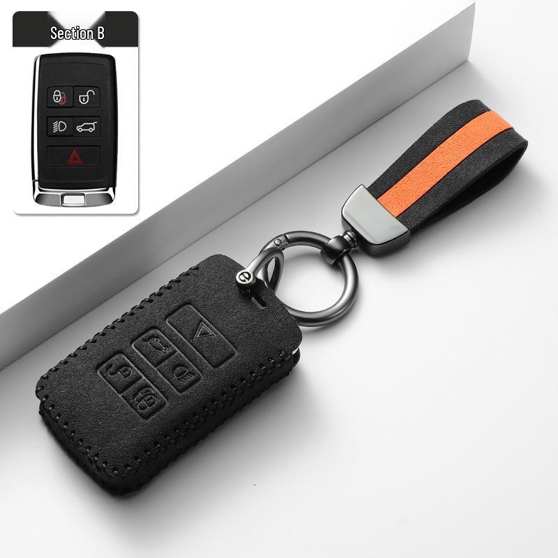 Zamszowe Etui na Kluczyk do Jaguar XE/XFL, F-PACE/XJ, F-TYPE/E-PACE