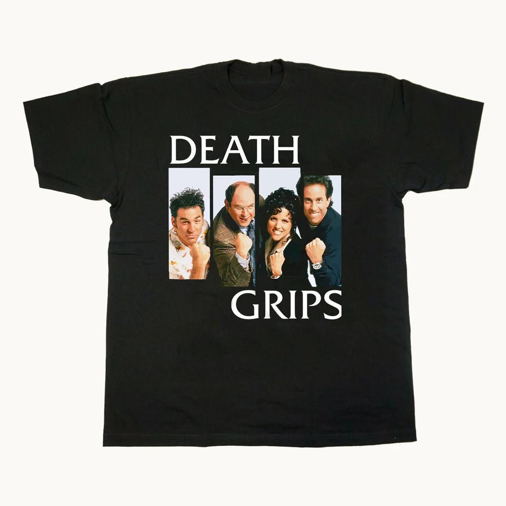 Vtg Death Grips Band Members Heavy Cotton Black All Size Unisex Shirt TT64 Unisex T-Shirt L