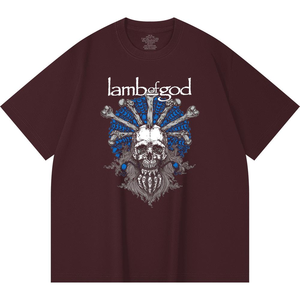 230 Gsm 100% Cotton Heavy Metal T-Shirt  Rock Band Popular Music Print Unisex Heavy Cotton T Shirt
