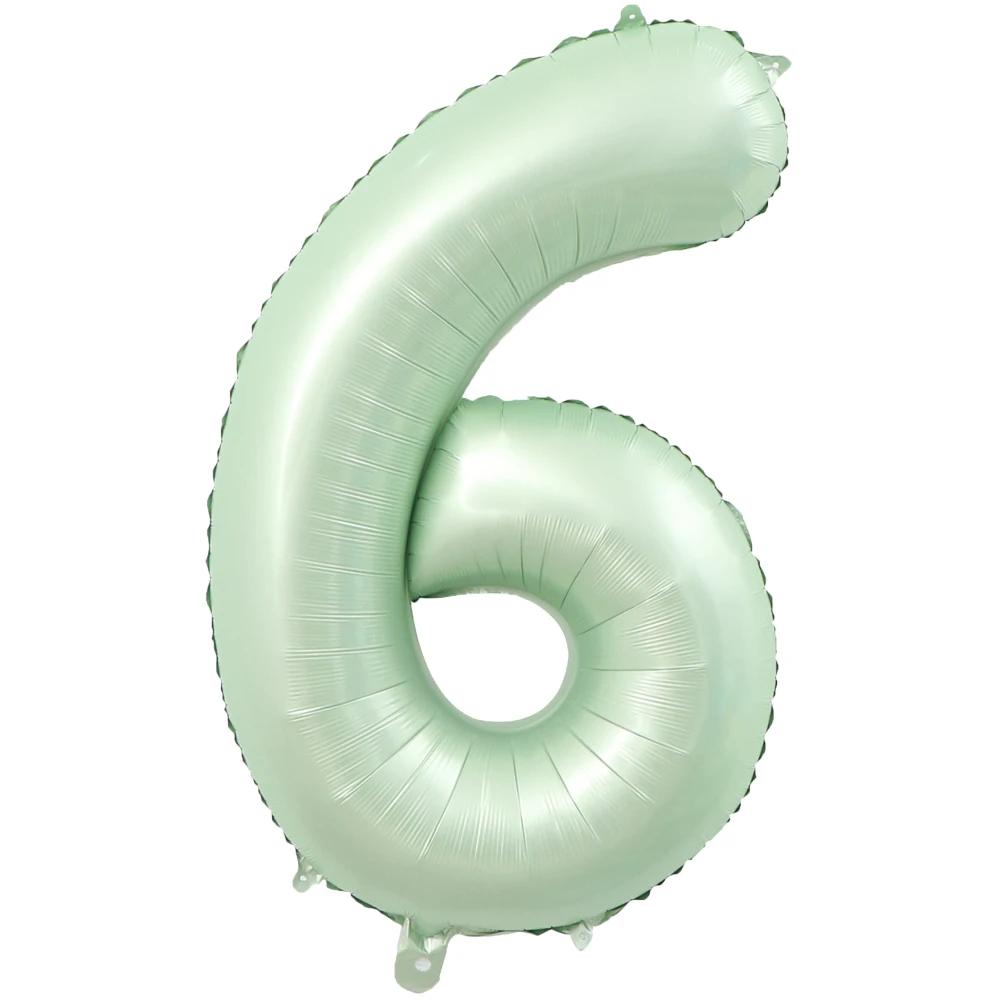 1Pc Large 40inch Number 1-9 Foil Balloons for Kid Boys Girls Crown Happy Birthday Balloon Baby Shower Decor Supplies