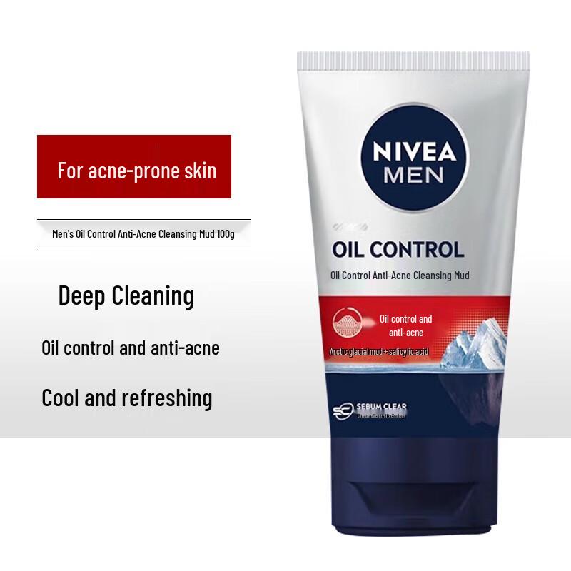 NIVEA Men's Oil Control Acne Cleanser