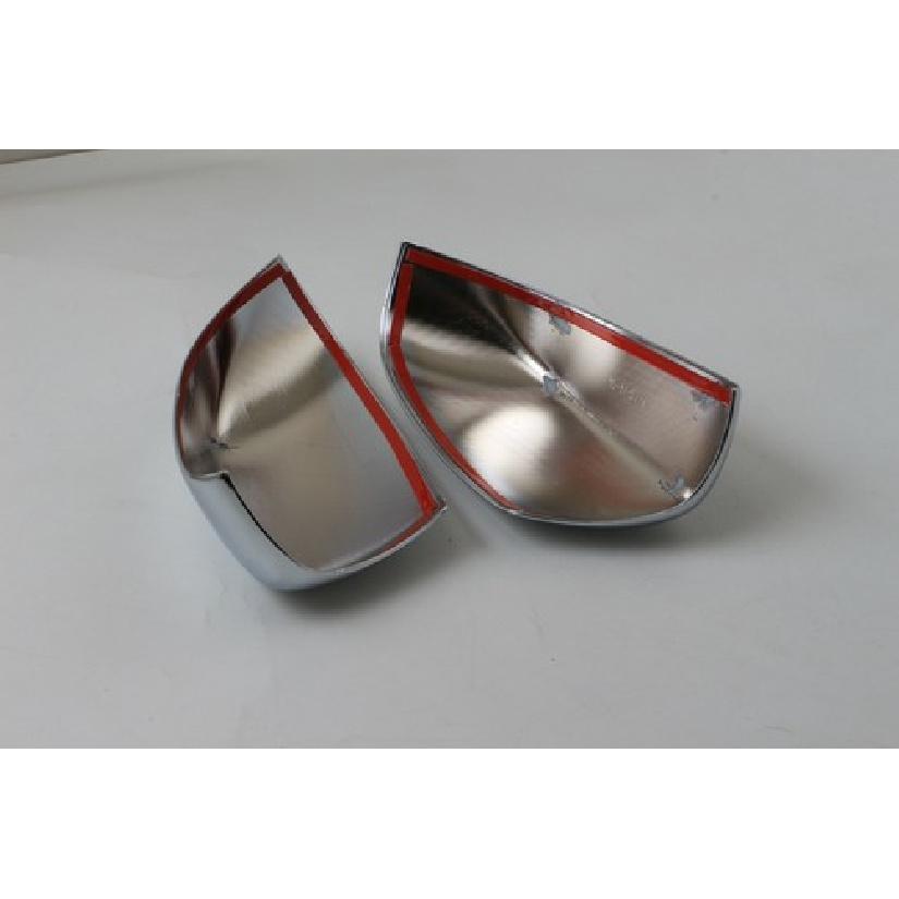 2x Side Mirror Cover Trim for 2017- JEEP Compass Rearview ABS Chrome