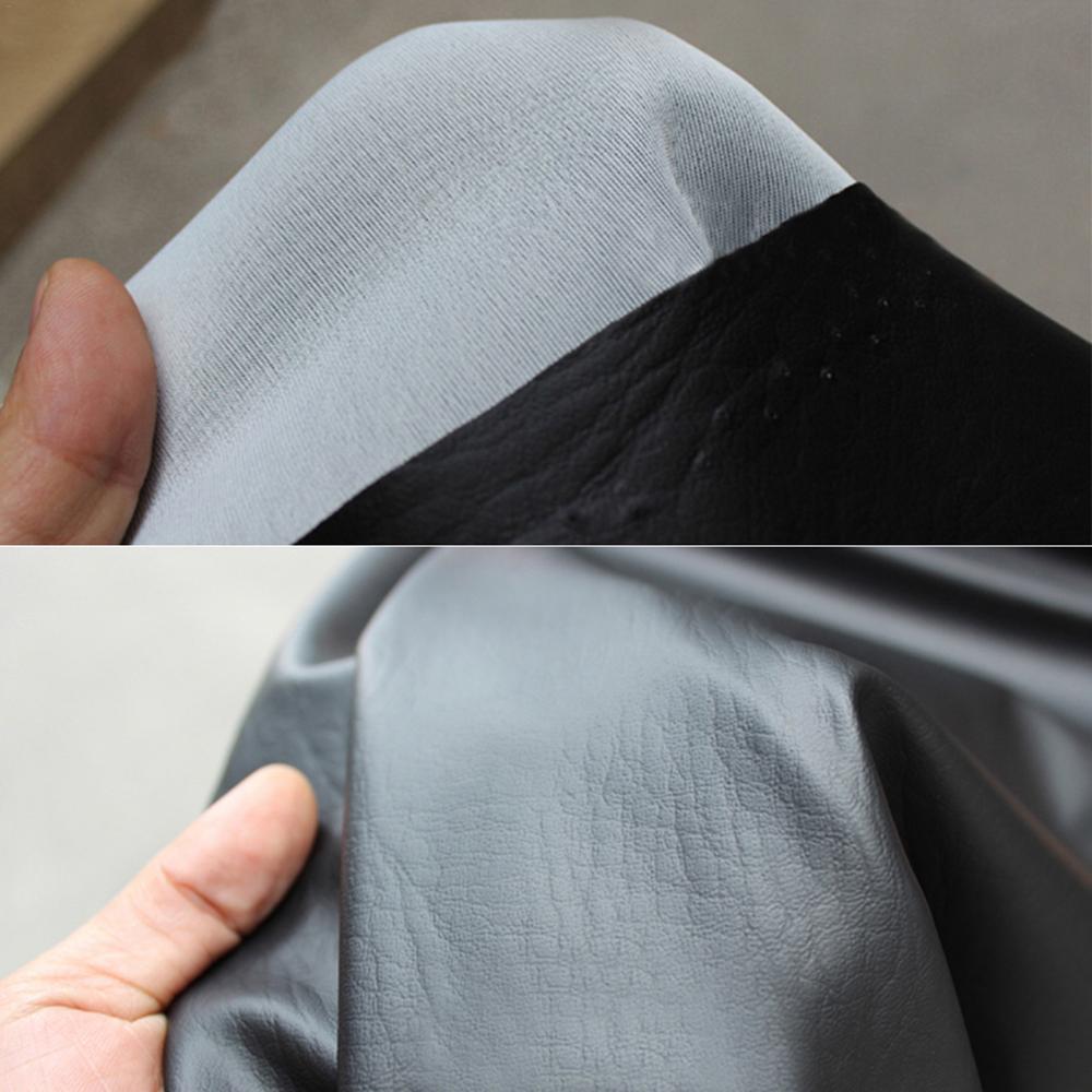 90*70cm Motorcycle Leather Seat Cover Wear-Resistant Universal Motorbike Scooter Electric Car Leather Seat Protector Black