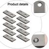 Carbide Insert Blades Set Suitable for Spiral Planer Heads in For Woodwork