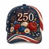 D New American Independence Day sunshade baseball cap outdoor cap men's and women's digital printed hat