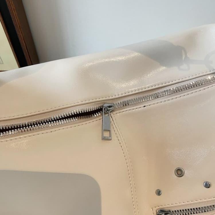 Rivet locomotive wind large capacity tote bag female
