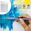 7Pcs Painting Brush Set Wolf Hair Watercolor Acrylic Special Painting Tools for Arts