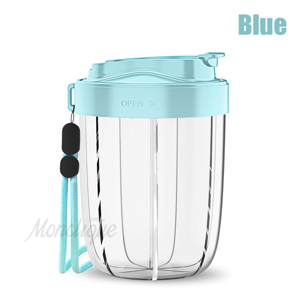 Extra Stor 7 Fack Pillerkopp Pillerflaska Organizer Dispenser 7 Olika Vitaminer Rese Pillerflaskor för en Månads Förbrukning