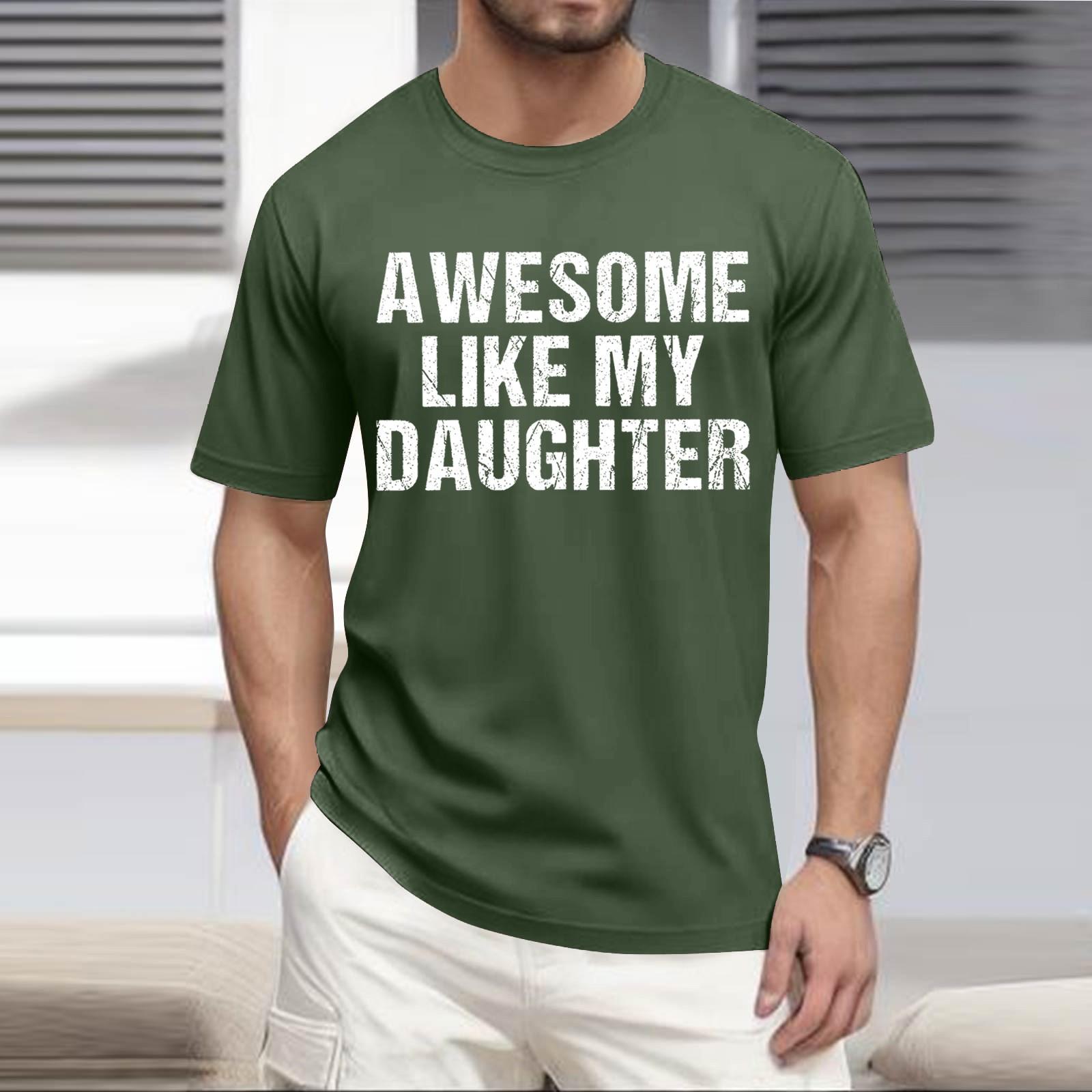 

Летняя мужская популярная футболка с круглым вырезом и коротким рукавом с принтом XXXL зелёный