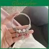 Stainless Steel Heart Bear Diy Charm Bracelet With Zirconia For Gift And Fashion Accessory