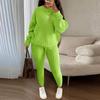 European & American Fashion Knitwear: Women's Soft & Fluffy Sweater and Pants Set for Autumn & Winter