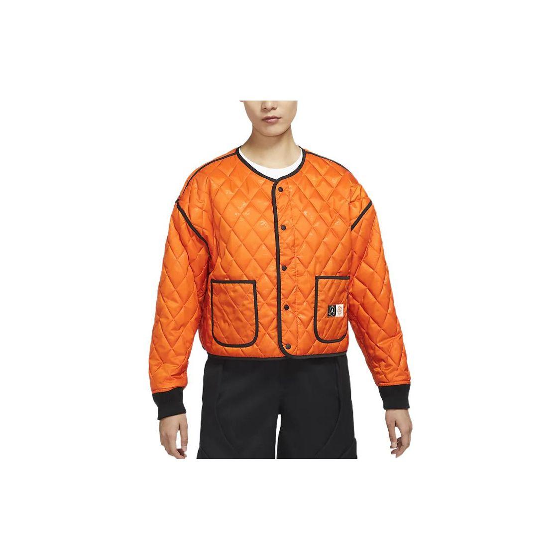 

Двусторонняя свободная куртка с длинными рукавами Jordan в китайском стиле Нового года с ребристыми манжетами с принтом, женская верхняя одежда, черный DO4146-010 L