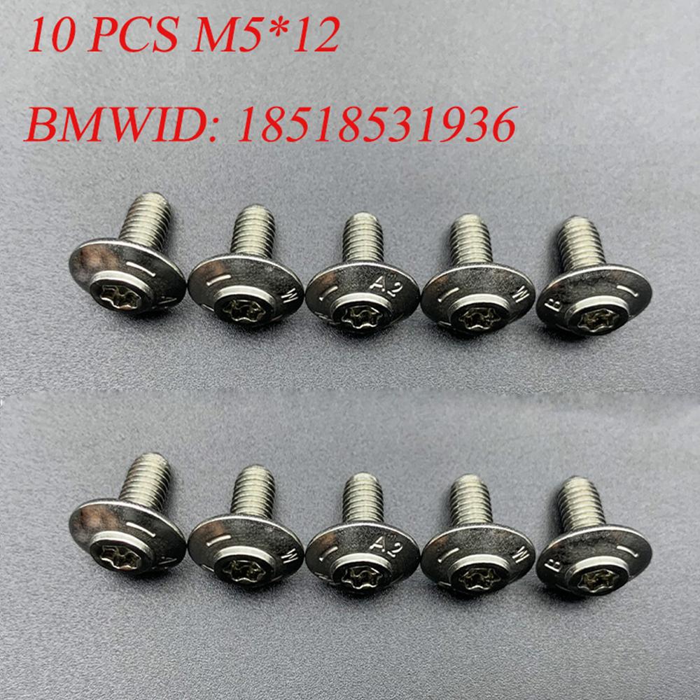 Motorcycle M5 Shell Stainless Steel Screws For BMW S1000RR K1300S HP4 K1600GT/GTL G310GS G310R F900XR R18 M1000R R1250RS R1250R