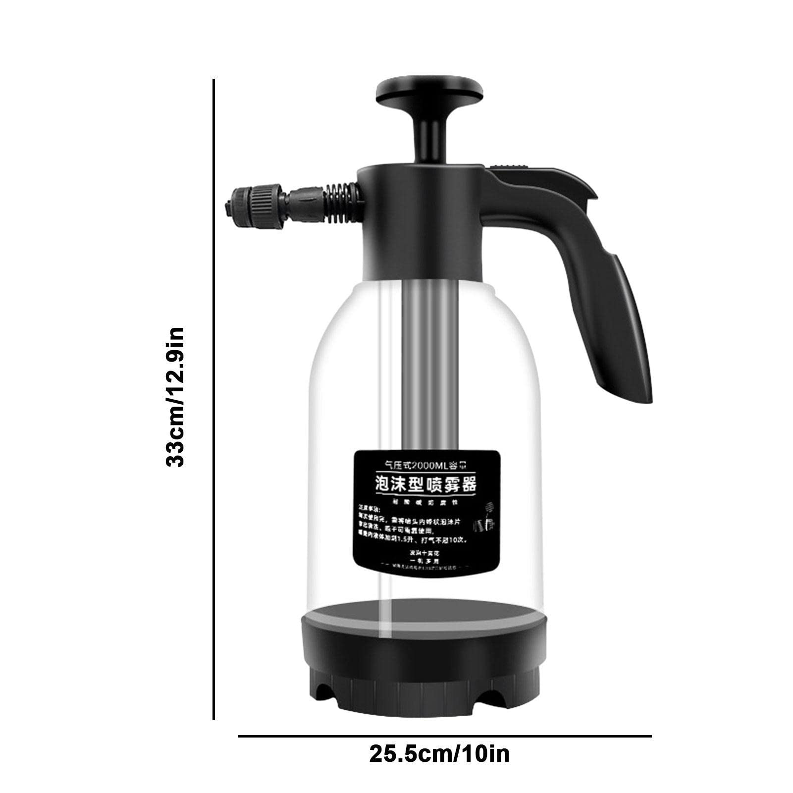 

2л распылитель пены для мойки автомобилей, ручная пенная лейка, распылитель давления воздуха, пластиковая бутылка для дезинфекции, инструменты для чистки автомобиля