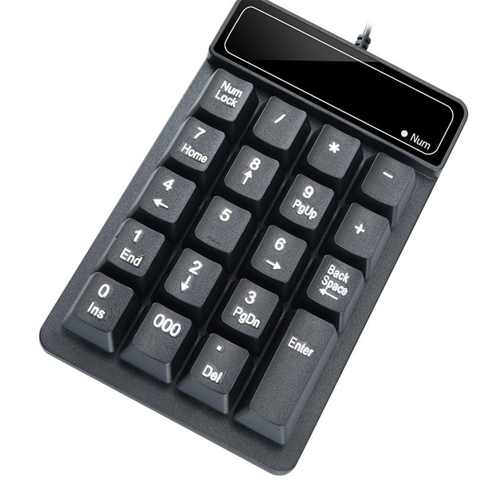 Wired Numeric Keyboard Floating Mechanical Hand Feeling Small Keyboard USB Notebook Computer Financial Cashier Numeric Keyboard