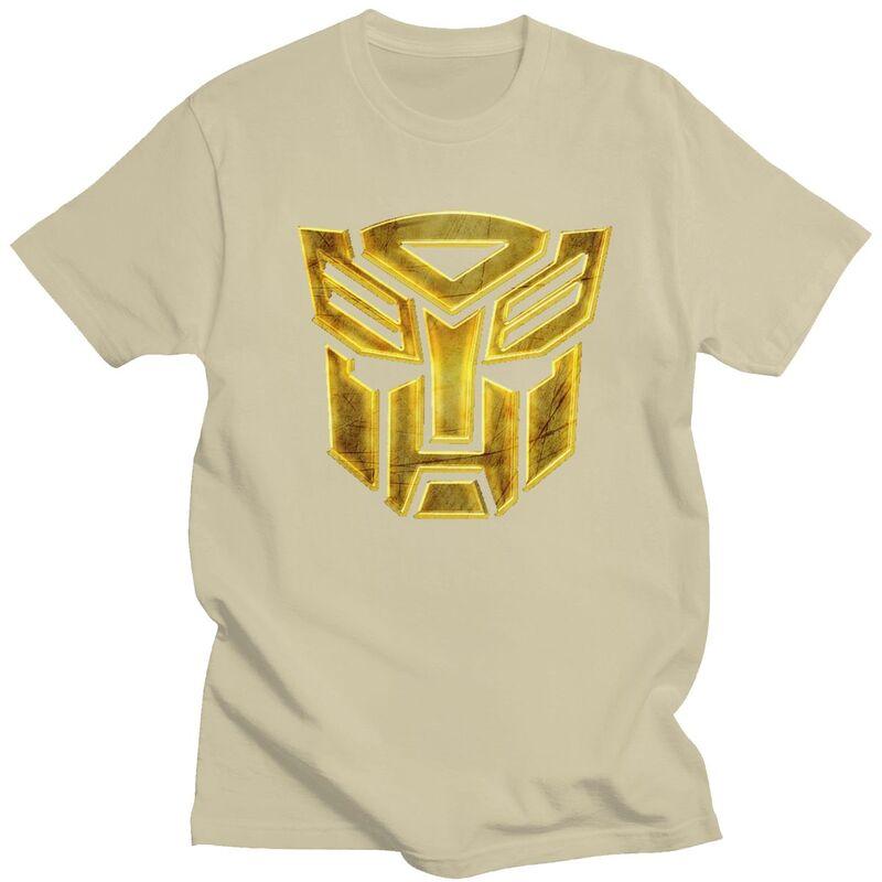 Individuelles Mode Cartoon Autobot Transformers Auto T-Shirt Herren Kurzarm T-Shirt Streetwear Tee Slim Fit T-Shirts Geschenk