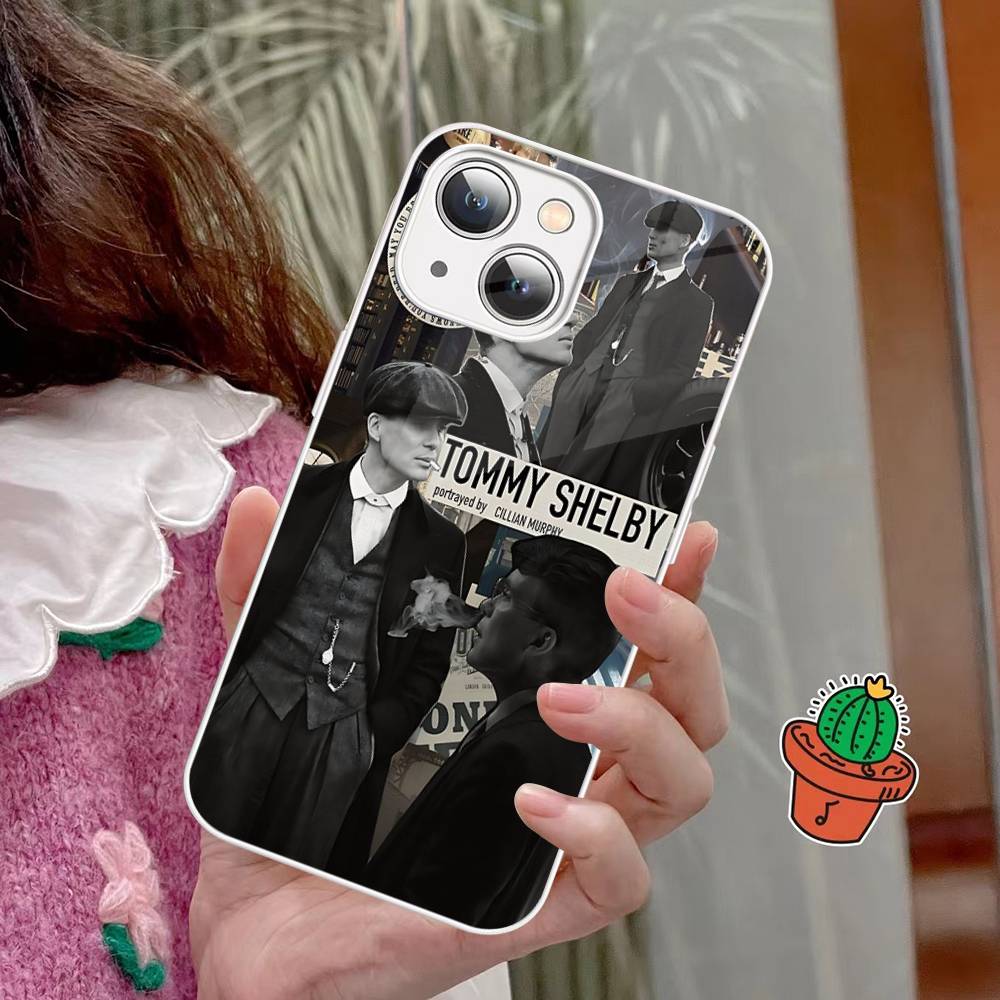 Movie P-Peaky B-Blinders TV For IPhone 14 13 12 Mini 11 Pro XS Max X XR 14 Plus Tempered Glass Cover