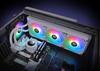 Système de refroidissement à eau - thermaltake - th420 v2 - argb sync - 3 ventilateurs ct140 - 140 mm