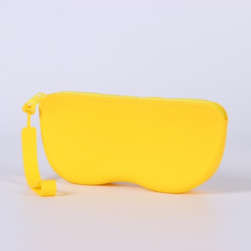 Portable Silicone Glasses Bag Sunglasses Protective Cover Storage Bag Waterproof Myopia Glasses Bag Easy-To-Clean Travel Case