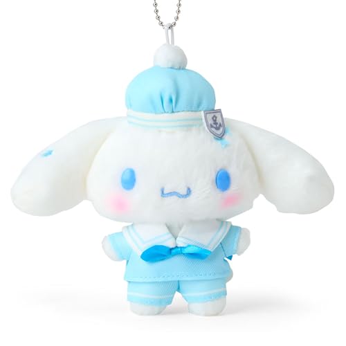 Sanrio Mascot Holder (Sailor Color) Cinnamoroll Polyester and Steel, Ages 6 and Up, 061743