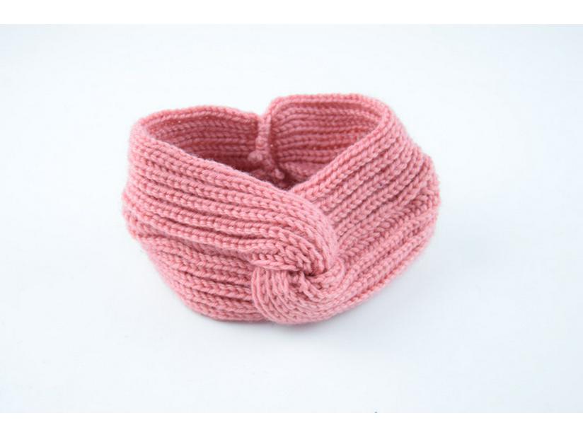 European & American Knitted Wool Cross Headband: Warm Autumn/Winter Fashion Ear Muff & Hair Accessory