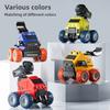Vehicle Kids Engineering Forklift Toy With Inertia Push And Launch Features