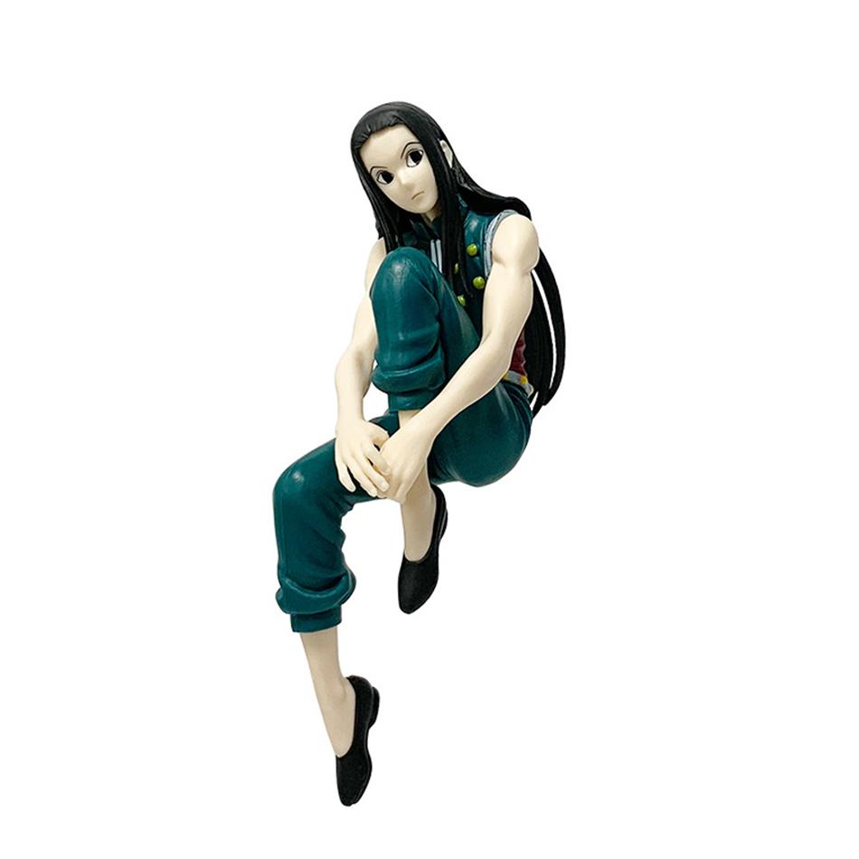 14-23cm Hunter x Hunter Chrollo Lucilfer Figura de Anime Trupe Fantasma Hisoka Figura de Ação Killua Zoldyck Kurapika Modelo Brinquedos