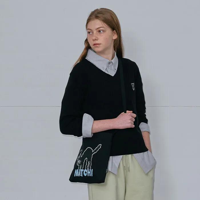 LUVMITCHI COTTON BAG_BLACK