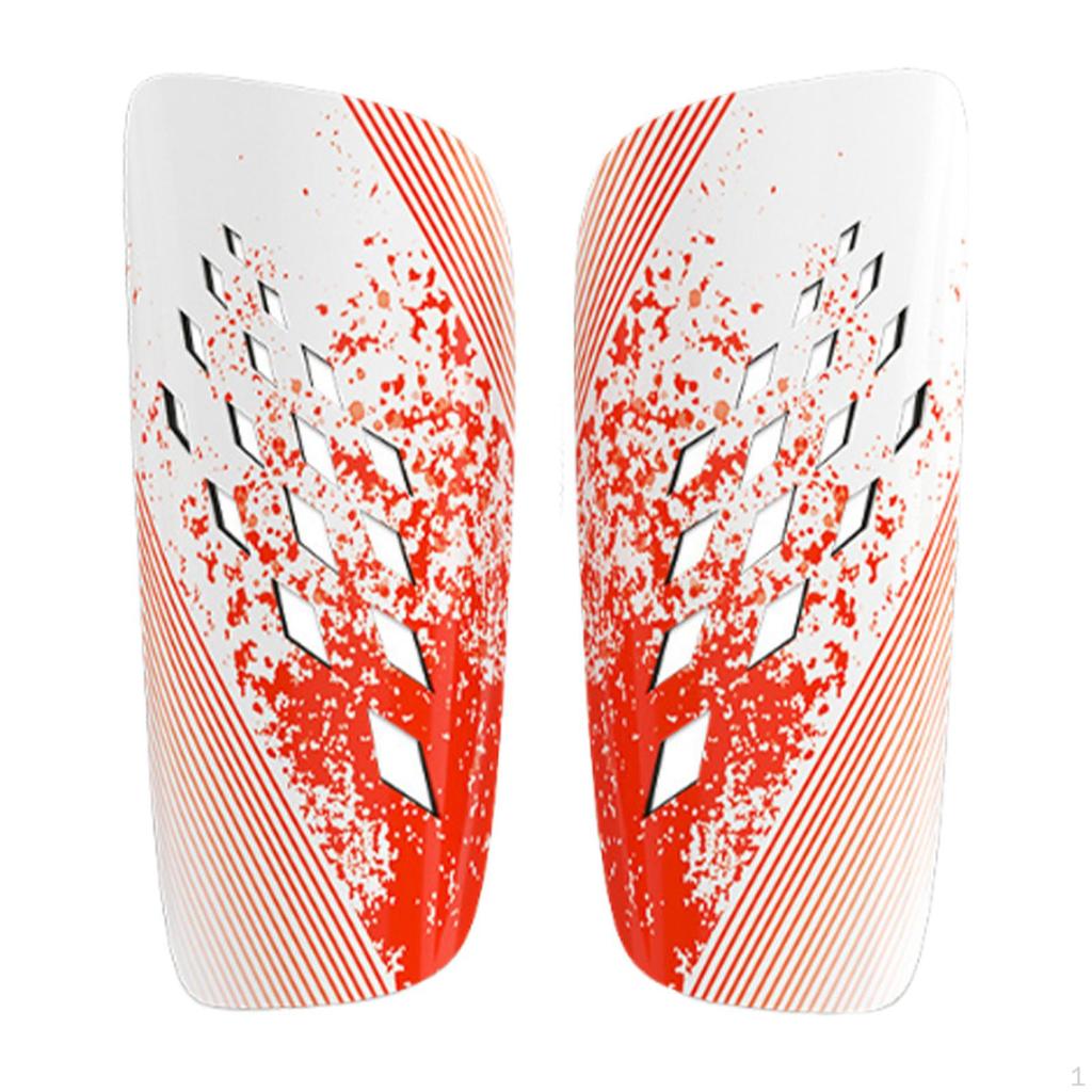 1 Pair Soccer Shin Guards Lightweight Protectors Comfortable Training Leg Protection for Sports