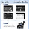 Portable Bluetooth-compatible Remote Controls for Action Cameras Comfortable Grip Easy Operation During Sports and Travel