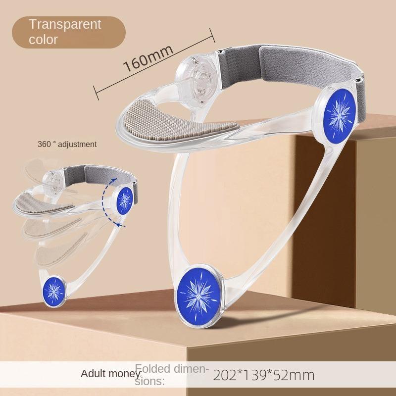 

Регулируемая защита шеи, шейный бандаж, устройство для предотвращения наклона головы, коррекционная поддержка, защитное снаряжение 1pcs белый