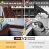 12Pcs Plastic Anti Bird And Pigeon Spikes Anti Climb Bird Spikes Fence Wall Spike Cat Repellent Spike Away Fence Kit for Outside
