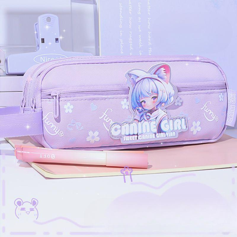 

Милый пенал Лабубу, Пенал для начальной школы, Детский модный пенал