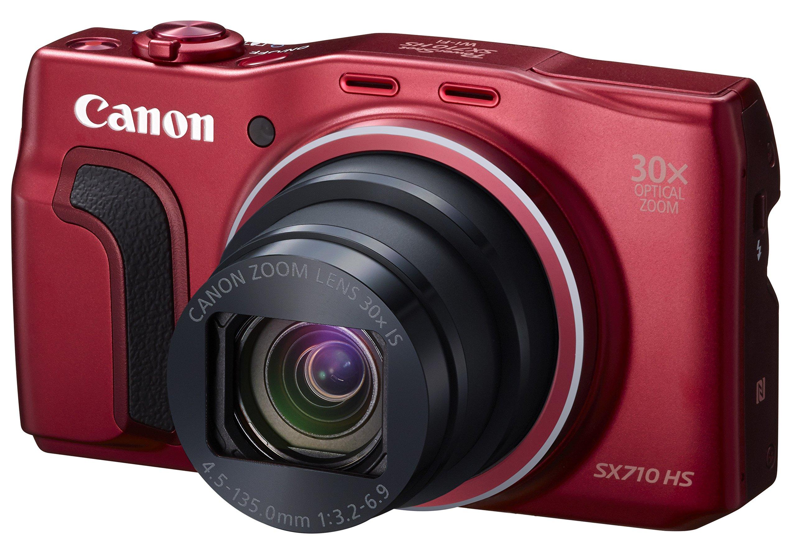 

Canon Digital Camera PowerShot SX710 HS Red 30x Optical Zoom PSSX710HS(RE)