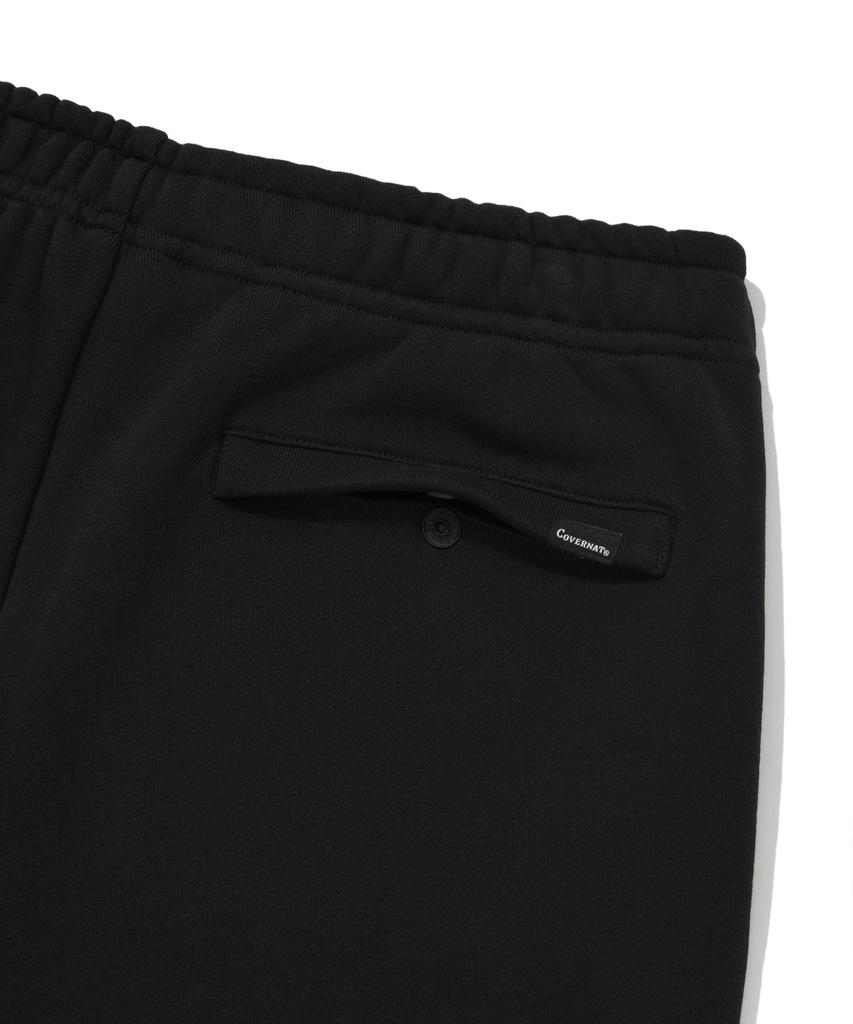 COVERNAT Boxer Fit Sweat Shorts Black