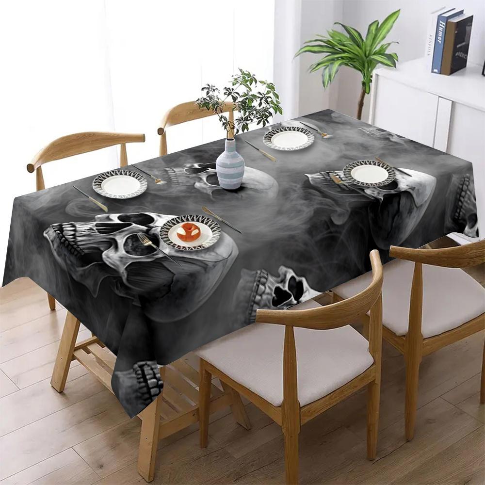 Exquisite and simple skull-head pattern tablecloth - suitable for picnics, camping, etc.XY